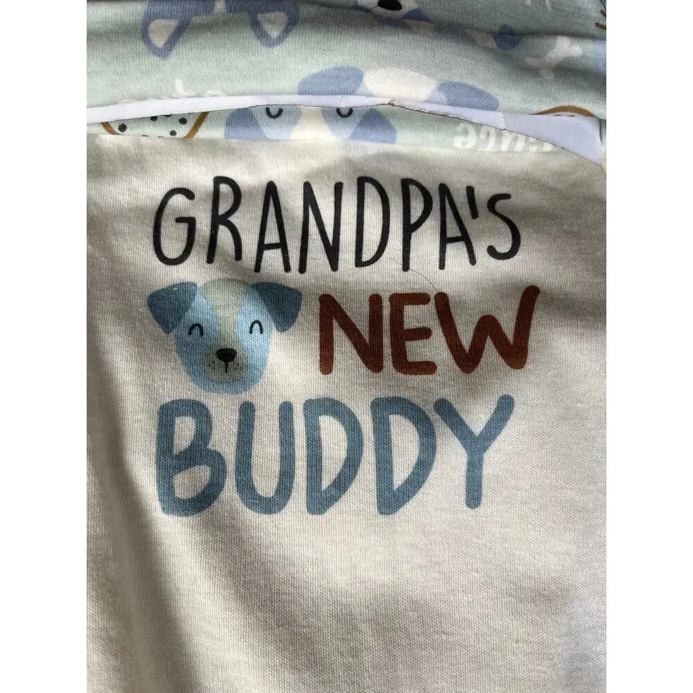 Chick Pea Baby Boy 3 Piece bodysuit Set 0-3 Months Grandpa’s New Buddy NWT